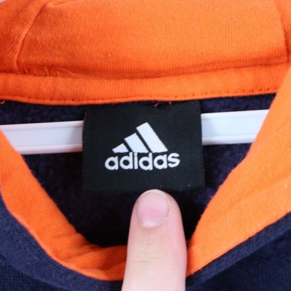 Vintage Adidas Detroit Tigers Old English D Hoodie - Picture 5 of 8